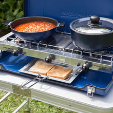 Load image into Gallery viewer, Campingaz Camping Chef folding double burner &amp; grill
