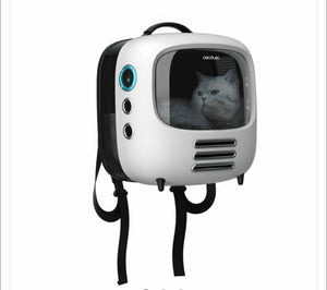 Pet backpack with cooling fan