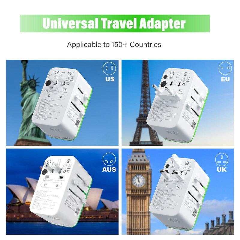 GlocalMe RoamPlug，Four-in-One Universal Travel Adapter