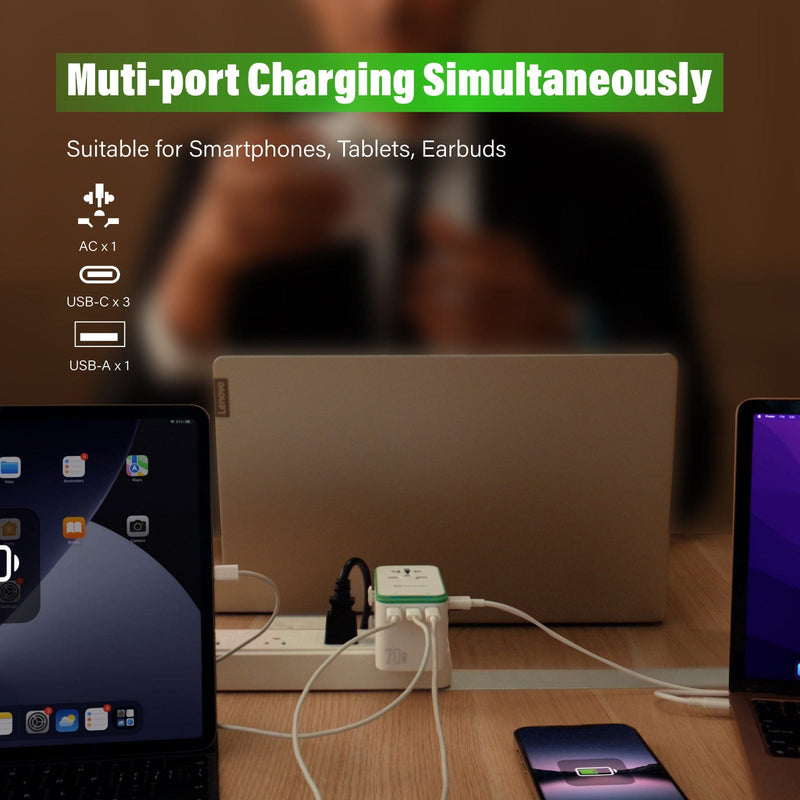 GlocalMe RoamPlug，Four-in-One Universal Travel Adapter