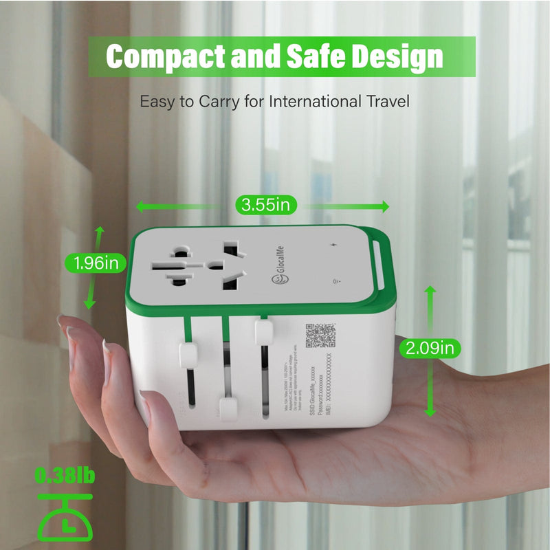 GlocalMe RoamPlug，Four-in-One Universal Travel Adapter