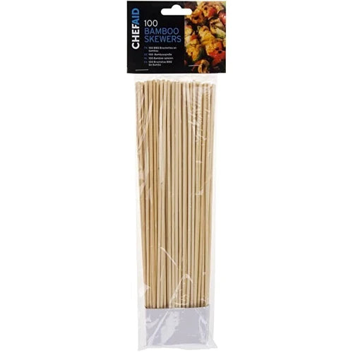 Chef Aid Bamboo Skewers, 25cm, Pack Of 100