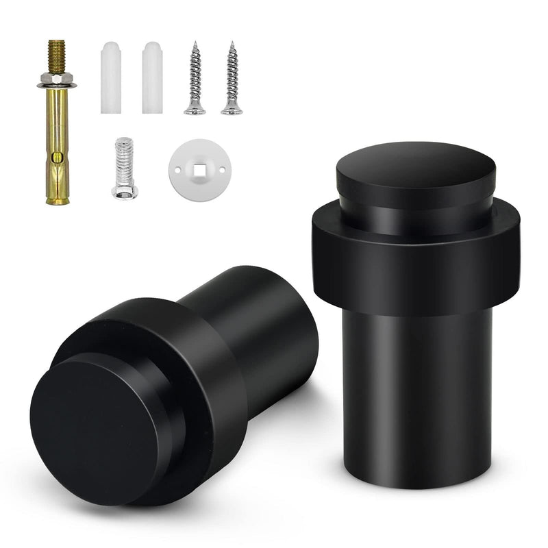 Door Stops Lrg Black P1545