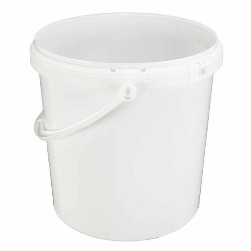 10 Ltr White PLastic Household Bucket