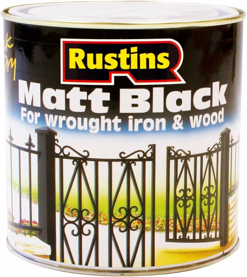 QD Iron & Wood Matt Black 250ml