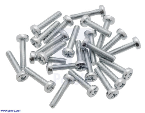 M3x50mm ZP Machine Screws & Nuts (Pk 14)