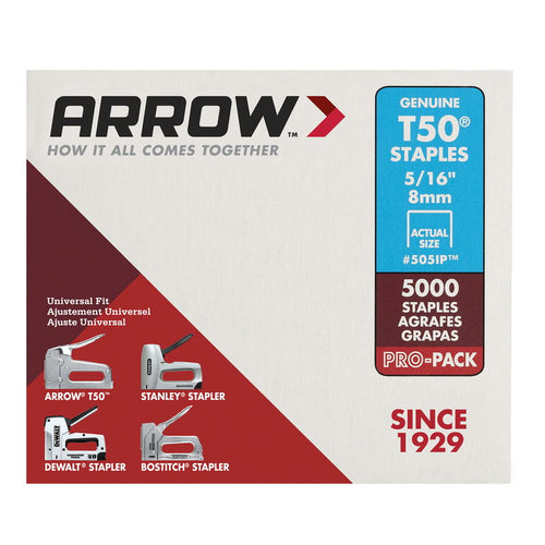 Arrow T50 8mm Staples  505i