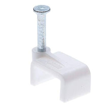 Load image into Gallery viewer, 10mm x 50pc cable clips white