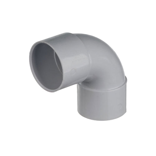 40mm White Waste Swept Elbow EP40EW1