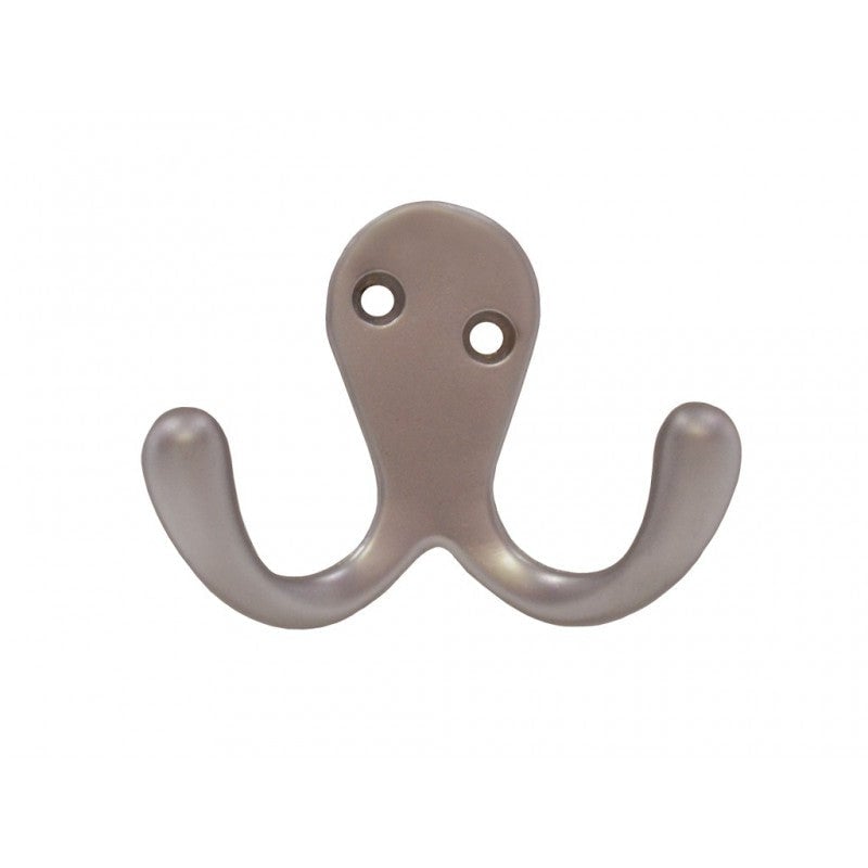 50MM CHROME DIE CAST DOUBLE ROBE HOOK HE109P