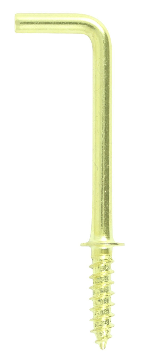 38mm Brass Square Cup Hooks 38SQBP