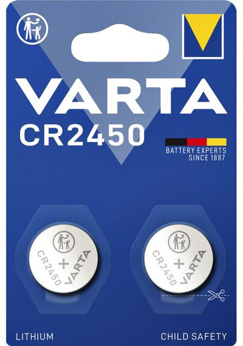 Philips - knoopcelbatterijen - CR2450 - 2x stuks