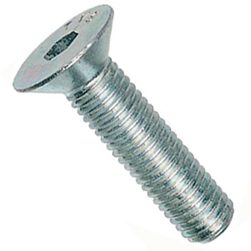 M5 x 25MM ZP CSK Head Machine Screws & Nuts FA421P
