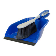 Load image into Gallery viewer, Folding Handle Dust Pan &amp; Brush Set