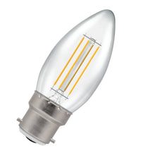 Load image into Gallery viewer, LED B22 Candle Fil. 5W DIMM S12855