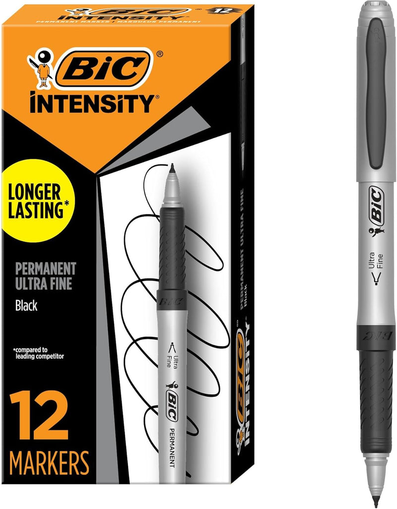 Bic Black Permanent Marker 35742