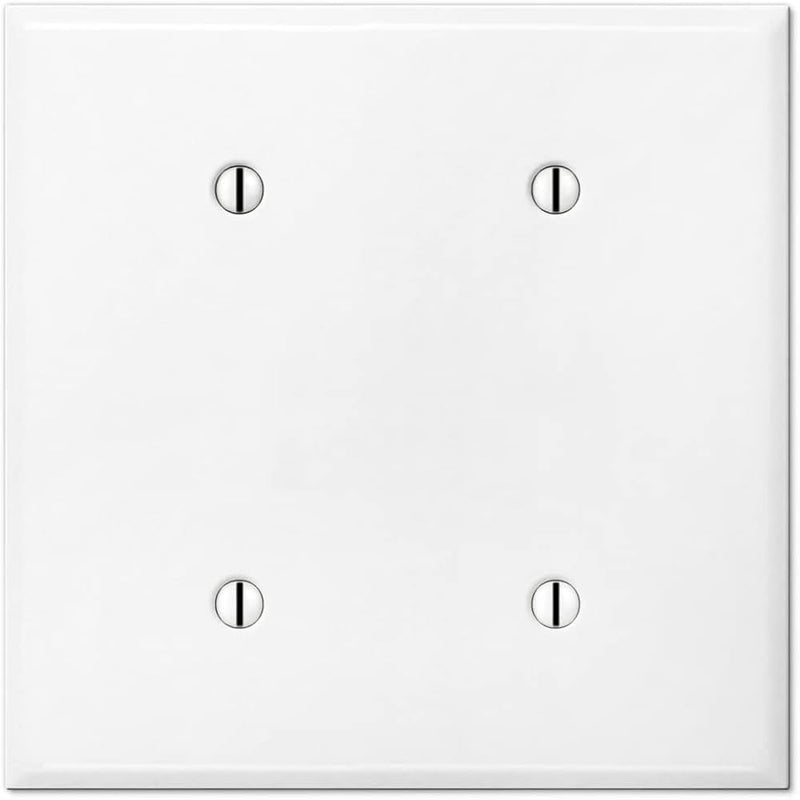 2 Gang Blank Plate 8015
