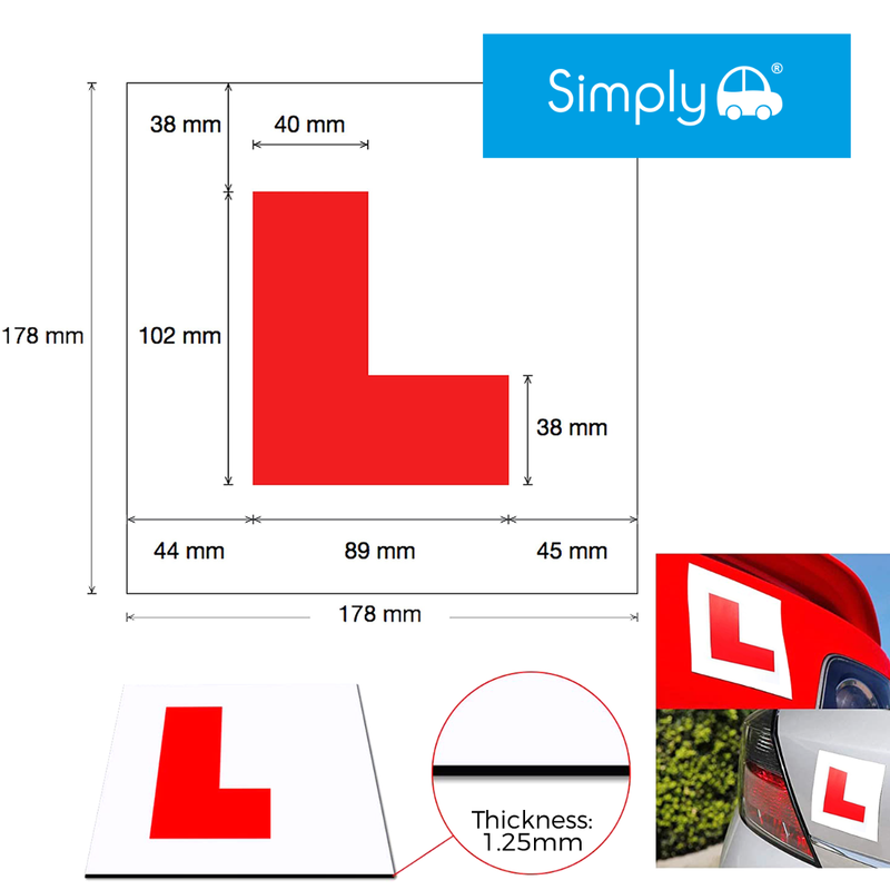 Magnetic L Plates 2pk