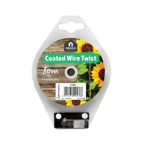Coated Wire Twist 80m Shedmates TT80M