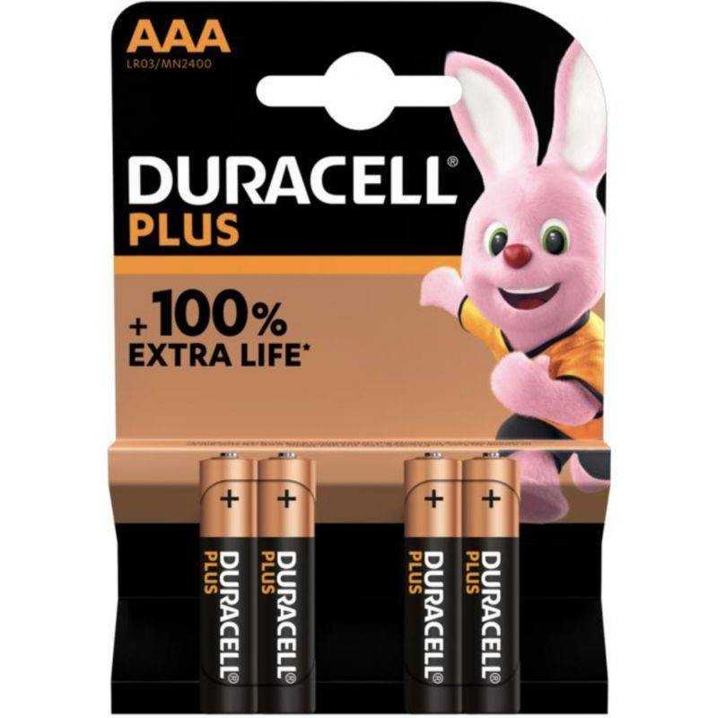 Duracell Plus 100% Battery AAA CD8