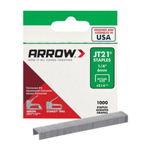 Load image into Gallery viewer, Arrow JT21 6mm Staples  214i