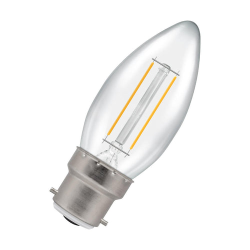 B22 2W 25W Clear Filament LED Candle S12866/S9027