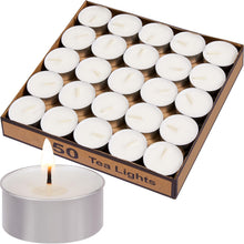 Load image into Gallery viewer, 8h Tea Lights pk 50