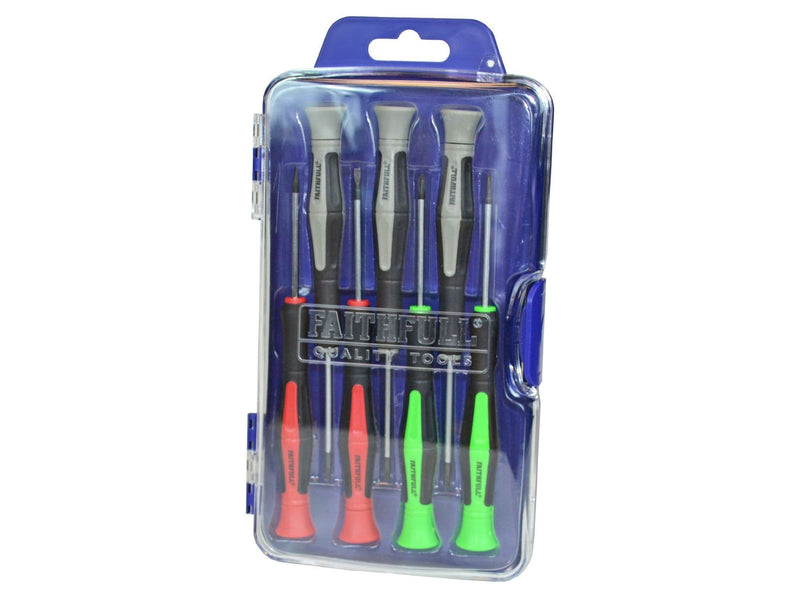 Faithfull Instrument Precision S/Driver Set 7pc