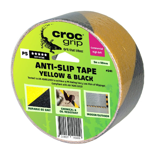 Anti Slip Tape (50 x 5) Black/Yellow