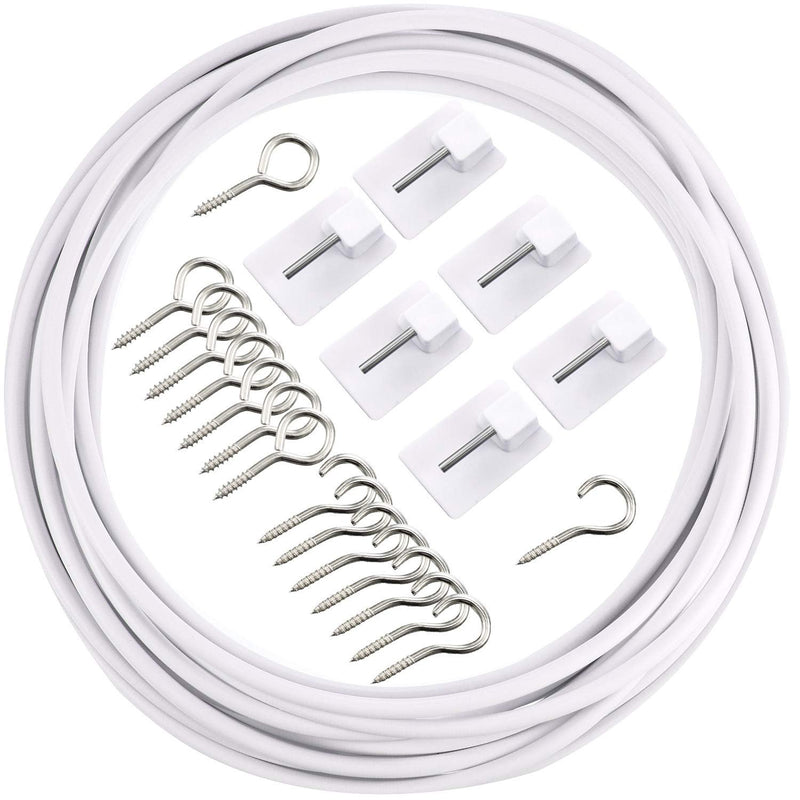 22X2mm Chrome Curtain Wire Hook and Eyes CW59P