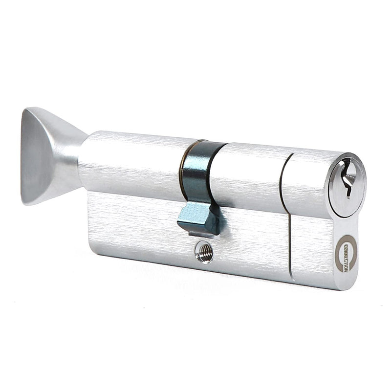 Snap Safe Cylinder 40T40 80mm Chrome