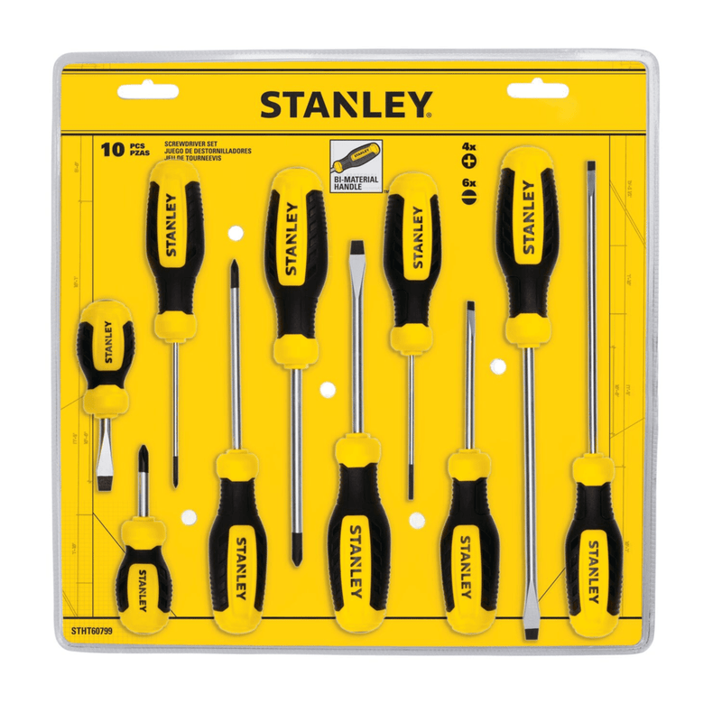 Stanley 10pc ScrewDriver 068010