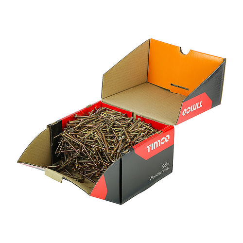 TIMCO Solo Countersunk Gold Woodscrews - 5.0 x 70 (8pcs)
