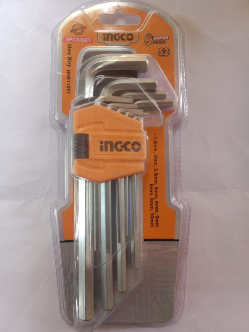 Ingco Super Ingco 9pc Hex Key Set HHK11091