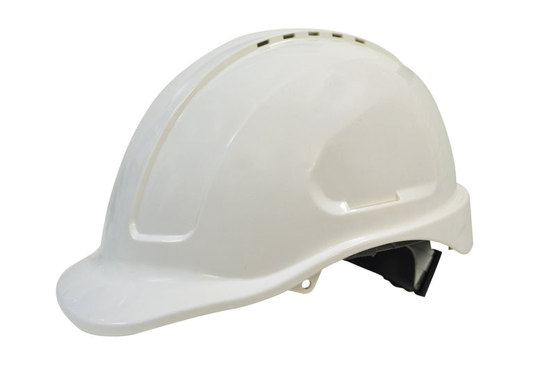 White Builders Safety Hat