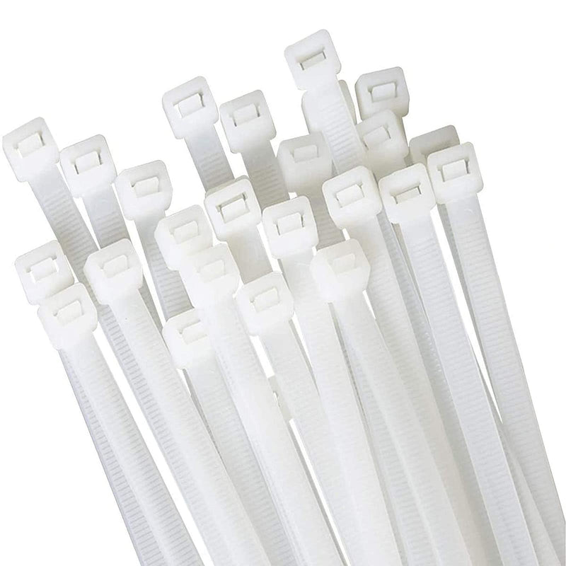 100x25mm White Cable Ties CV100NAT