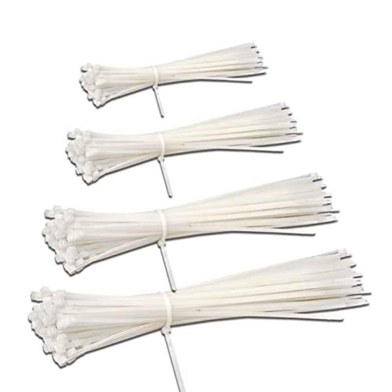 100x25mm White Cable Ties CV100NAT