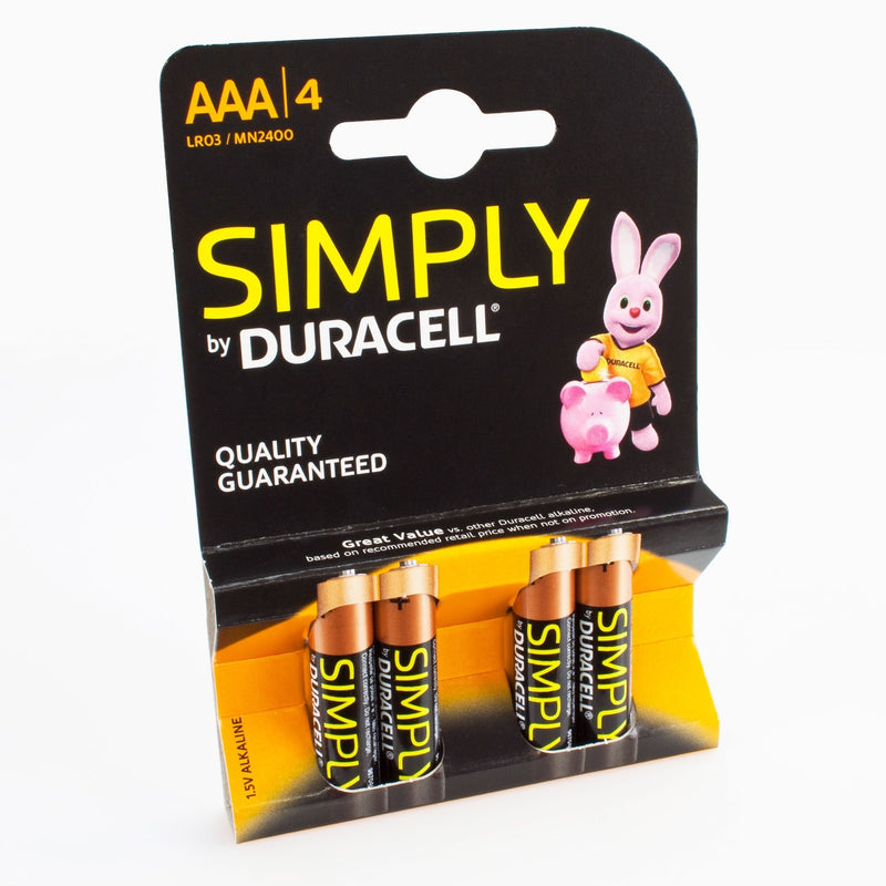 AAA 4 SIMPLY DURACELL