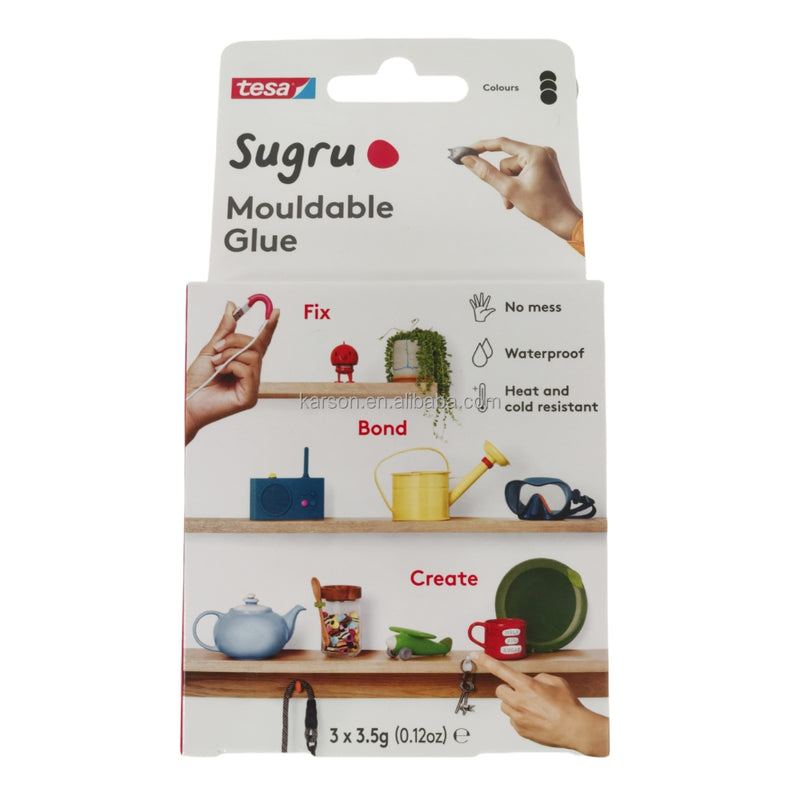 Tesa Sugru Moldable Glue - White (3 x 3.5g)