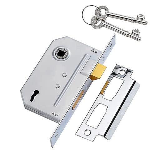 63mm 2Lever Sashlock Chrome 506cp