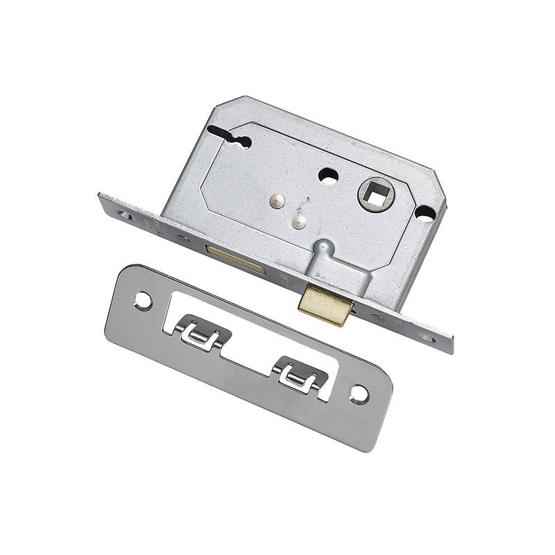 63mm 2Lever Sashlock Chrome 506cp