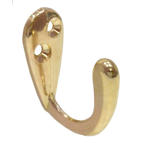 37MM BRASS DIE CAST WARDROBE HOOK HE07P