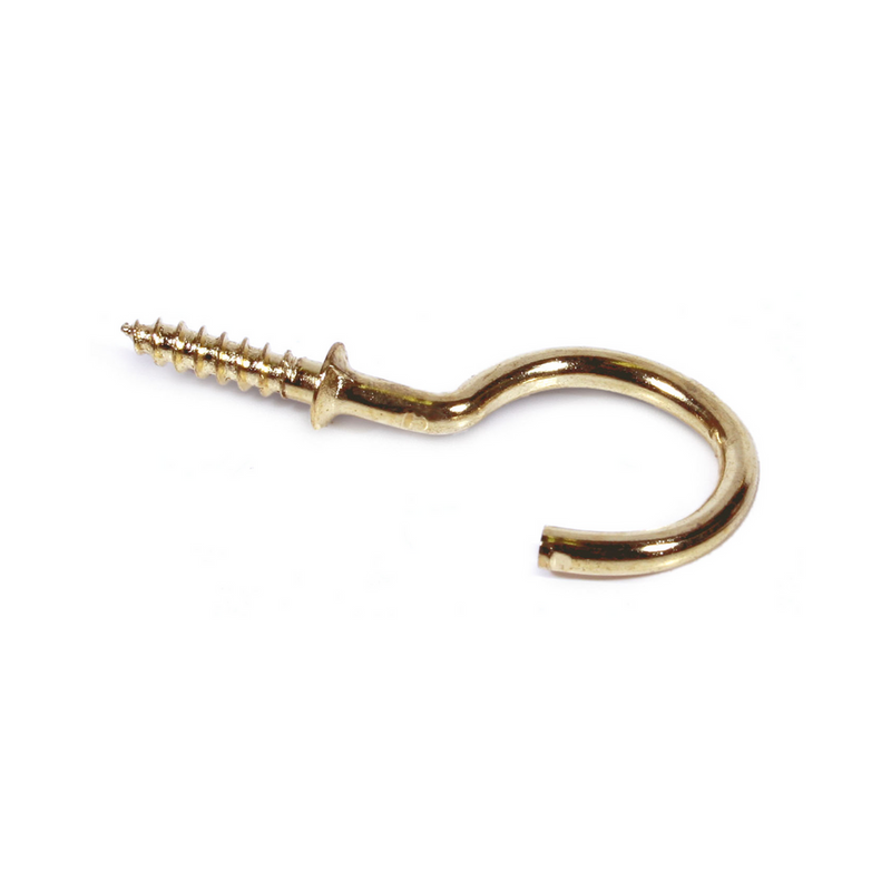 19mm Brass Round Cup Hook