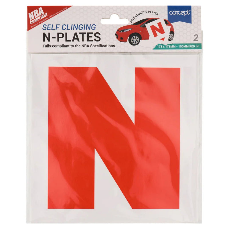Self Adhesive N Plates pk2