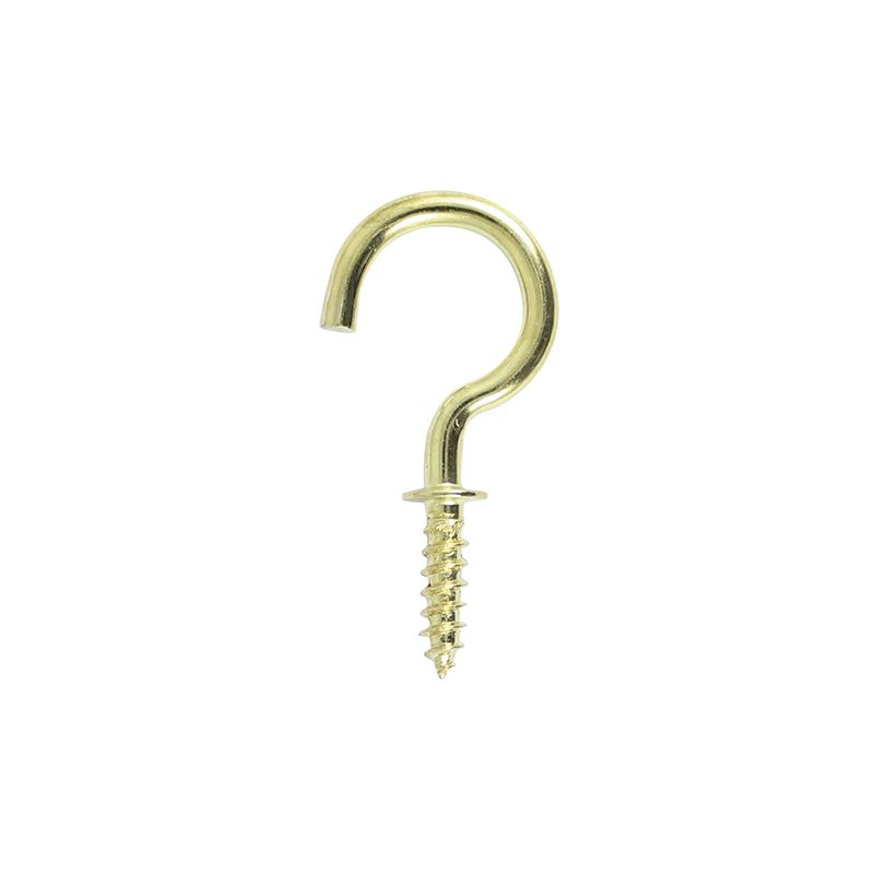 25mm Brass Round Cup Hook 25SHPB