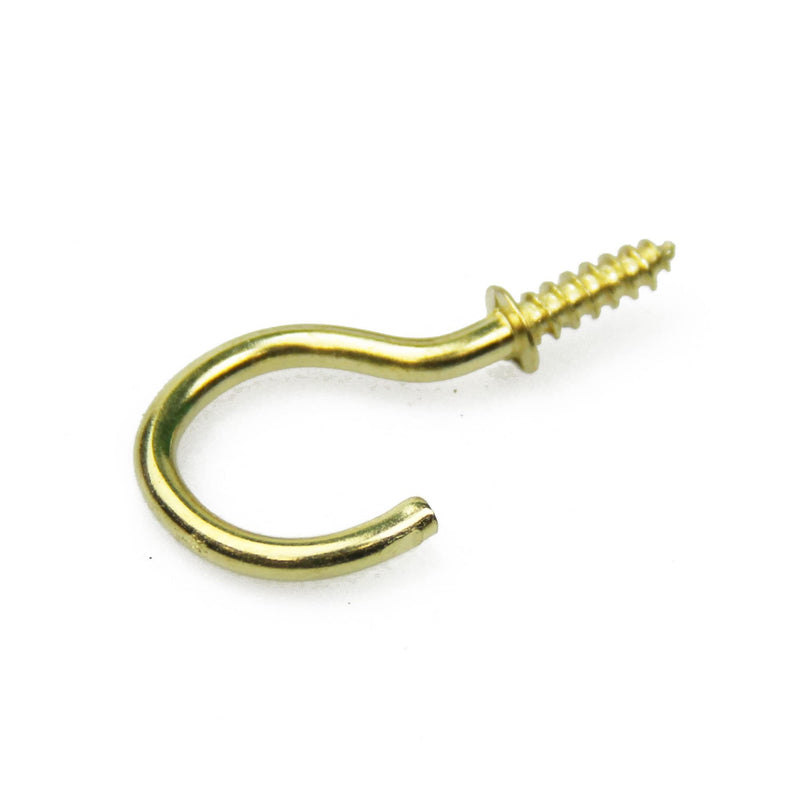 25mm Brass Round Cup Hook 25SHPB