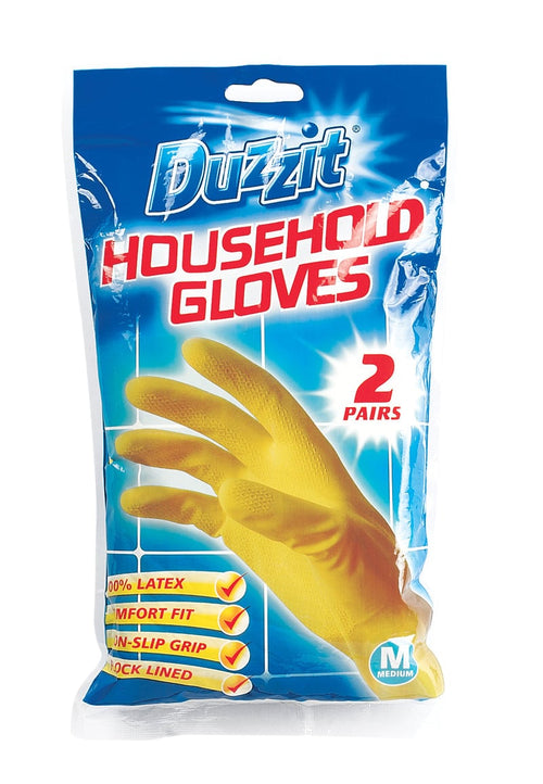 Duzzit Household Glove Medium Pk/2