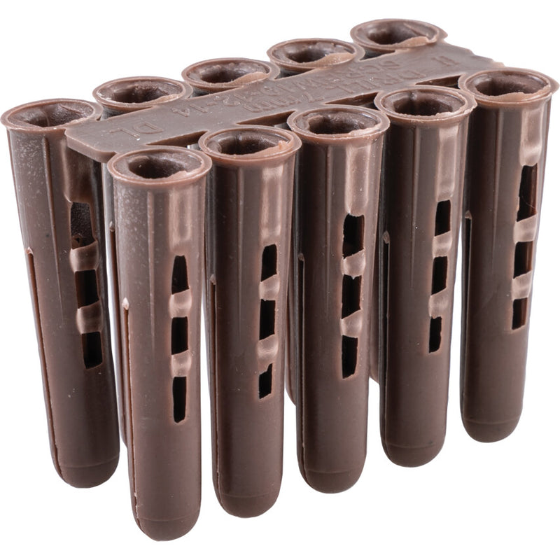 Brown Rawl Plug Box 100 (67602)