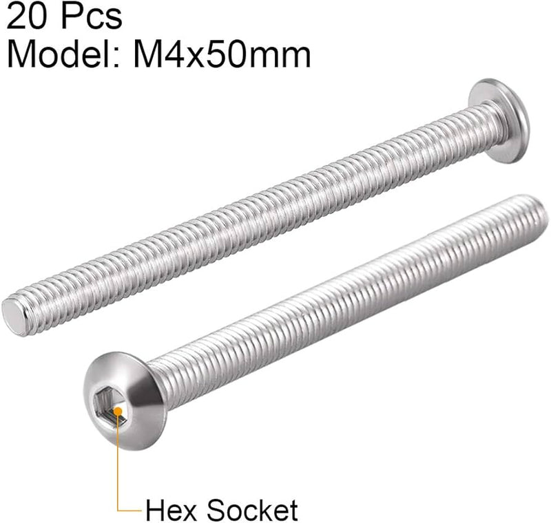 M4x50mm ZP Machine Screws & Nuts FA142P