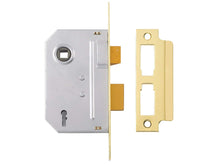 Load image into Gallery viewer, 63mm 2-Lever Sashlock Brass
